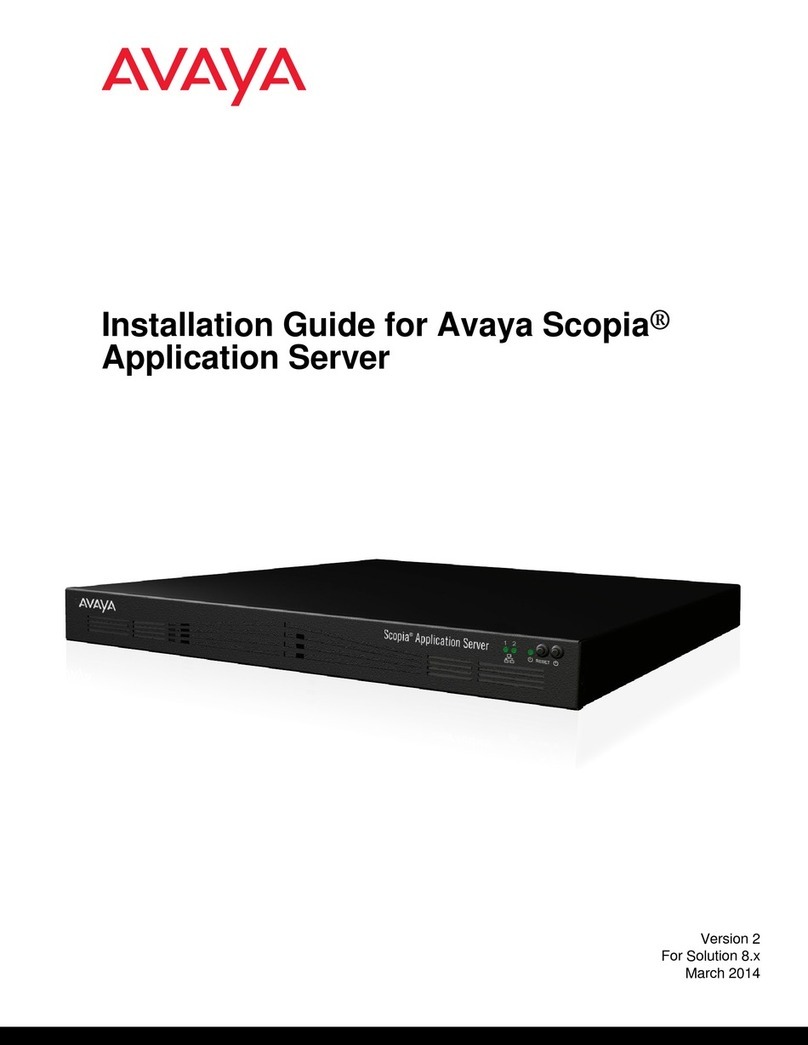 Avaya Scopia User manual
