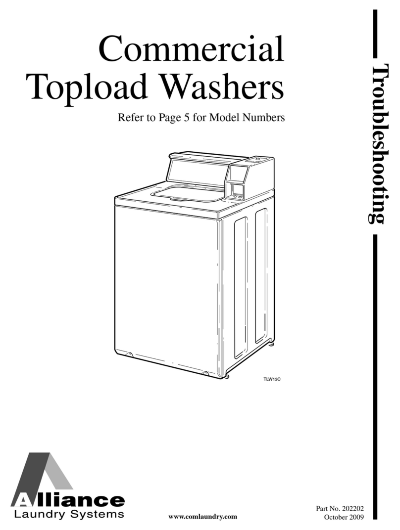 Alliance Laundry Systems HWNLX2SP111CW01 Operating instructions