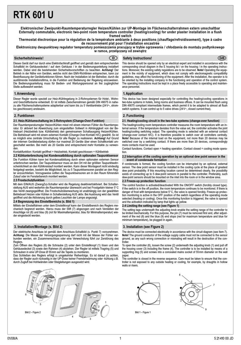 Dimplex RTK 601 U User manual