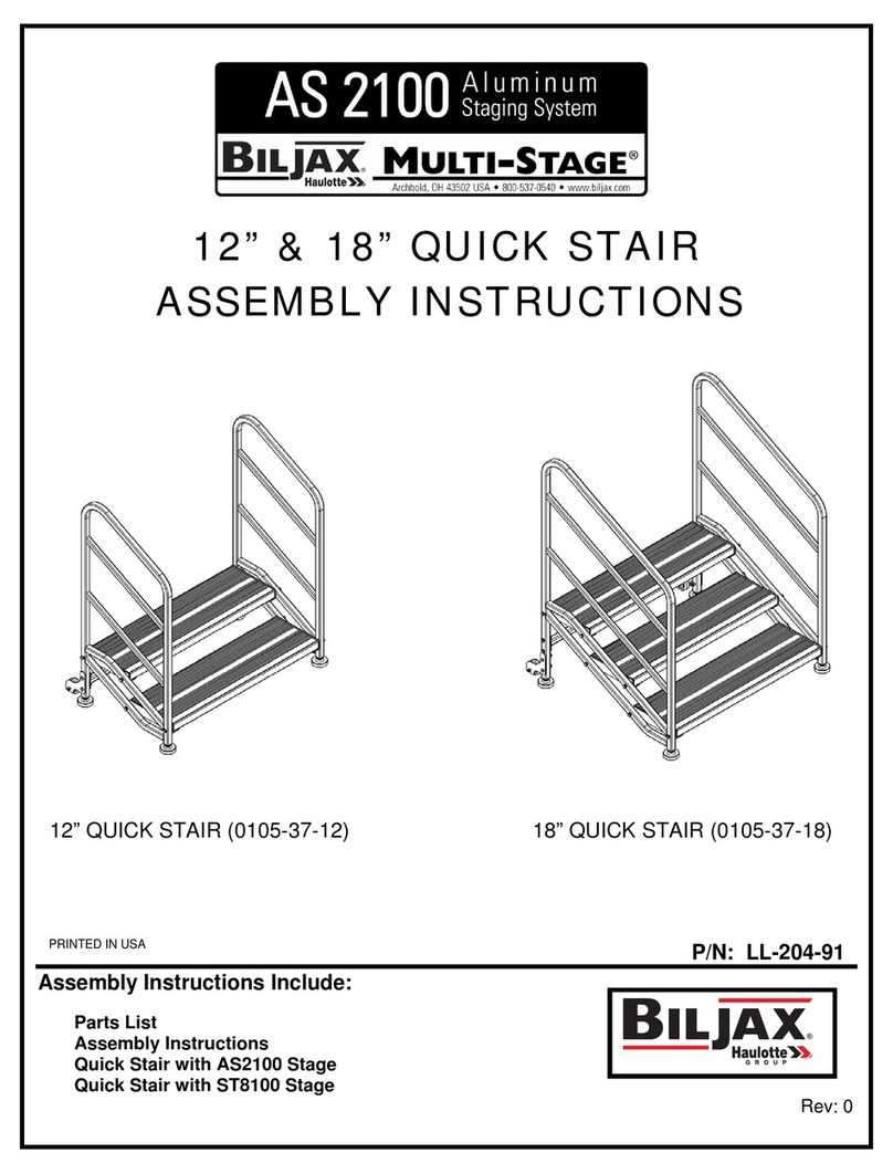 Haulotte Group Biljax Multi-Stage AS 2100 0105-37-12 Assembly instructions