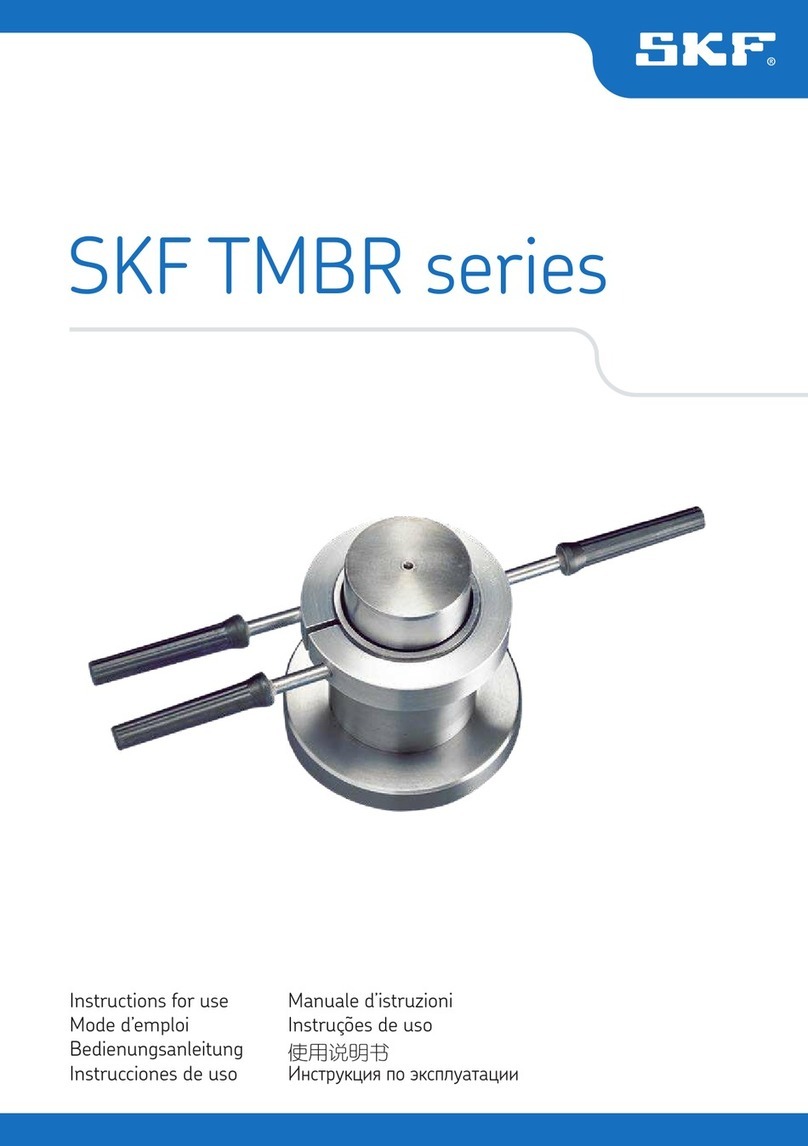 SKF TMBR Series Instructions for use SKF TMBR Series Instructions for use