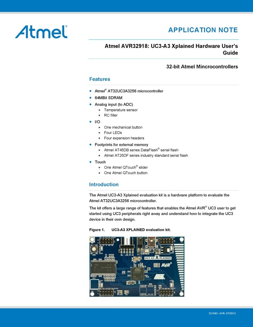 Atmel AVR32918 user guide