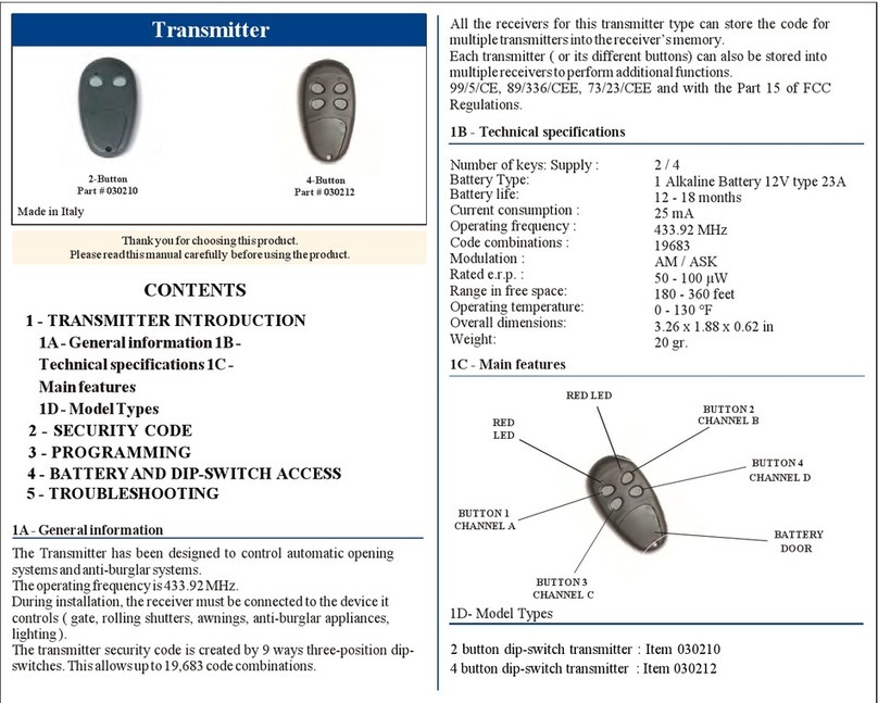 US Automatic 030210 General information