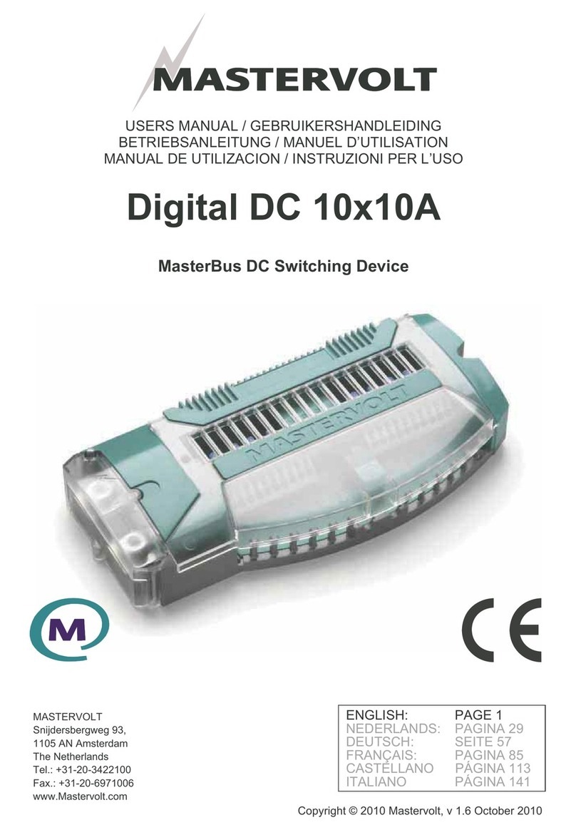 Mastervolt Digital DC 10x10A User manual