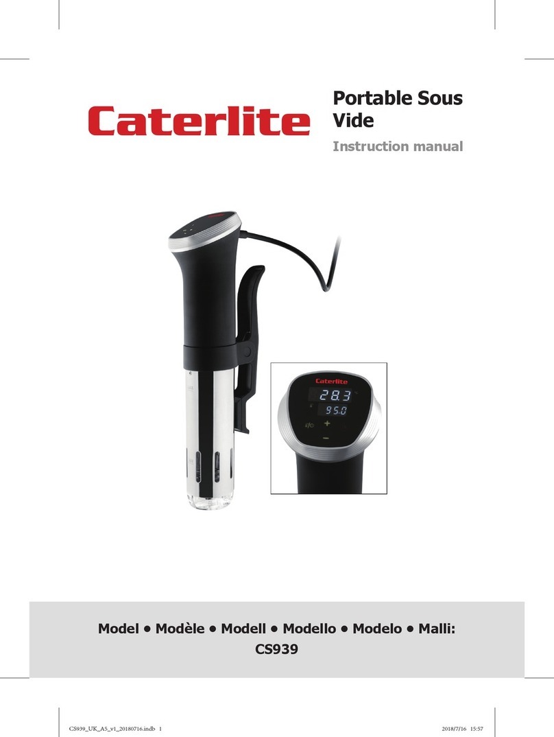 Caterlite CS939 instruction manual Caterlite CS939 instruction manual