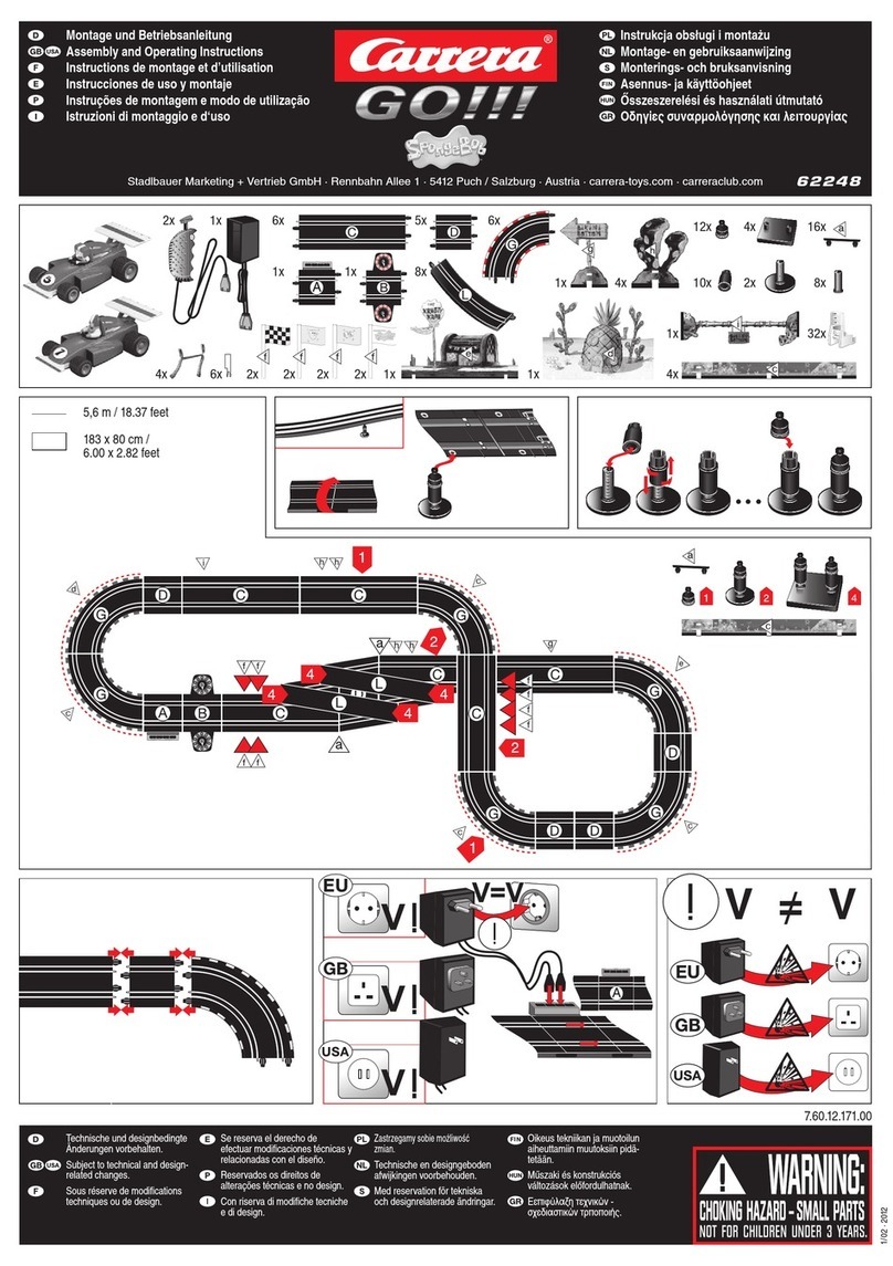 Carrera GO! Spongebob User manual