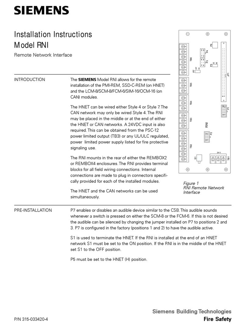 Siemens RNI installation instructions