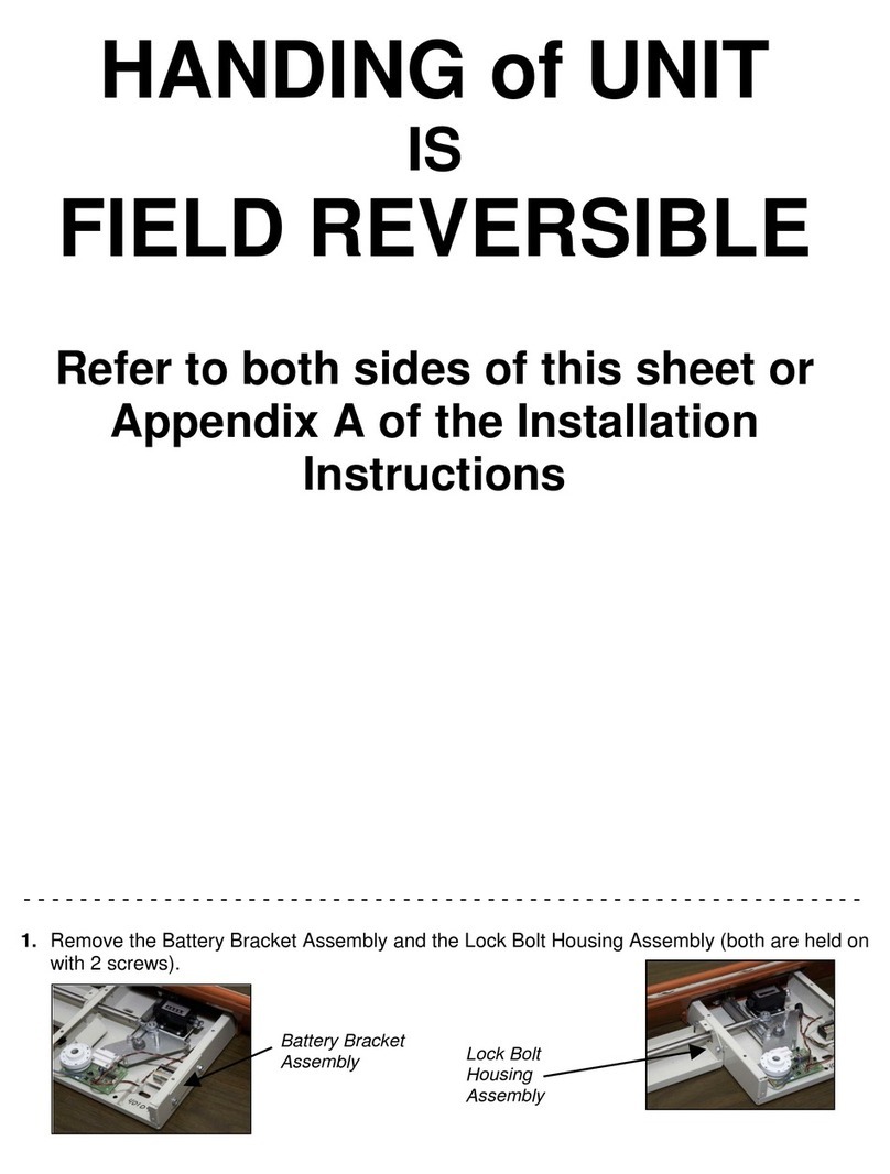 LockNet Sur-Lock I/O 2000L Series Appendix to the Installation Instructions LockNet Sur-Lock I/O 2000L Series Appendix to the Installation Instructions
