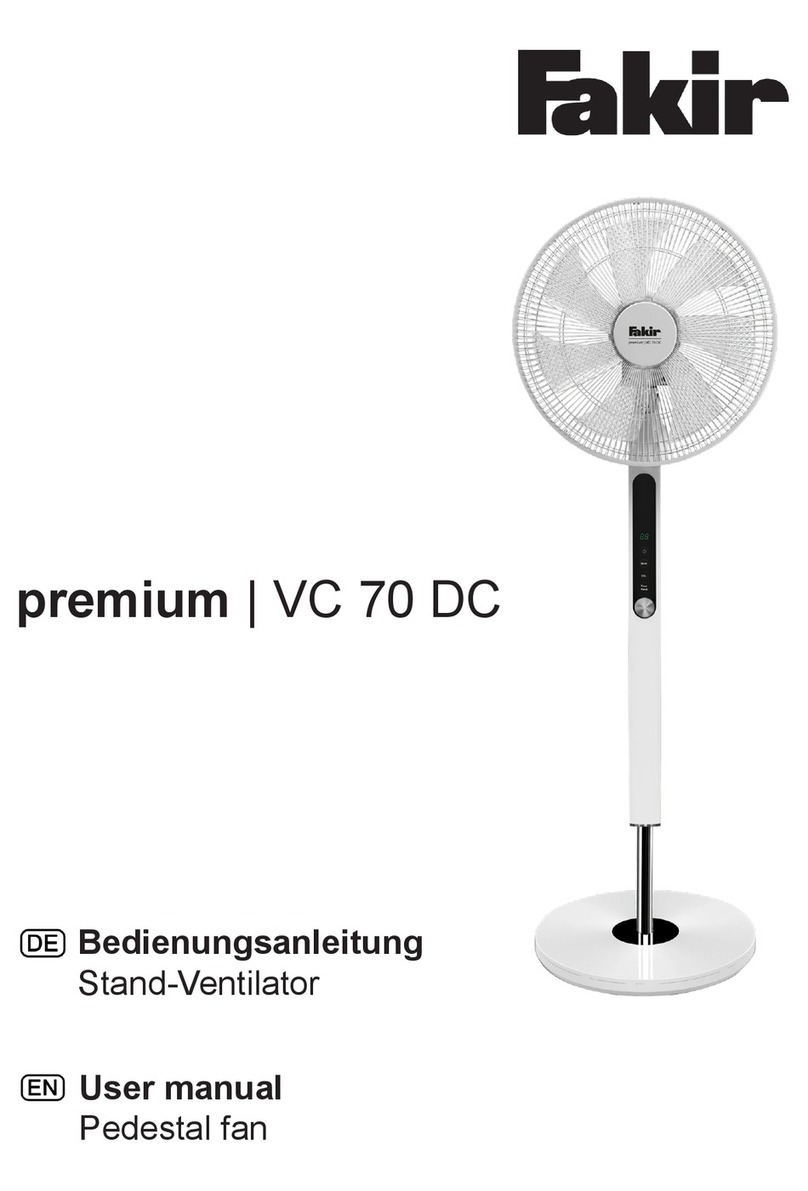 Fakir premium VC 70 DC User manual