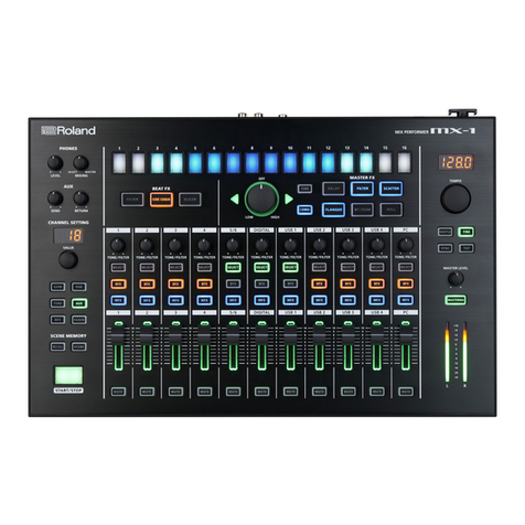 Roland MX-1 User manual