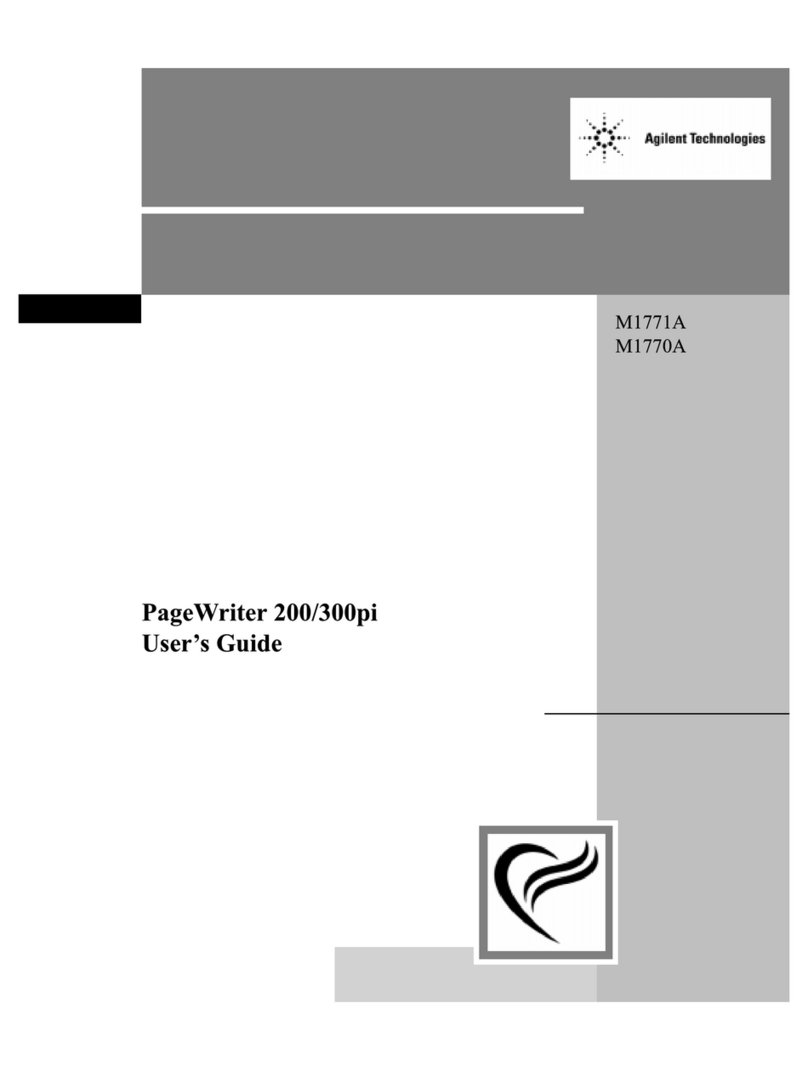 Agilent Technologies PageWriter 200 User manual