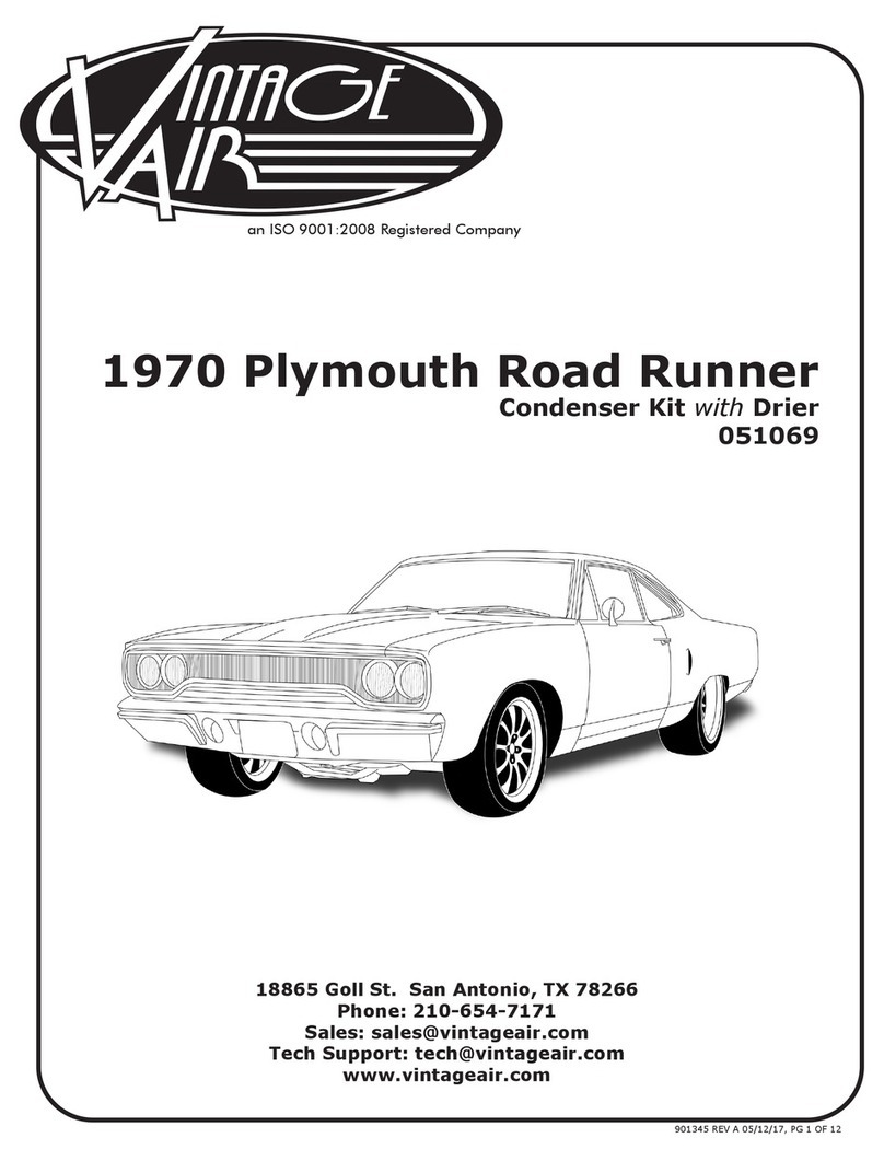 Vintage Air 051069 manual