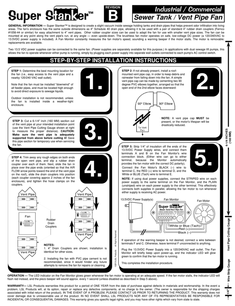 LSL Products Super Stanker installation instructions