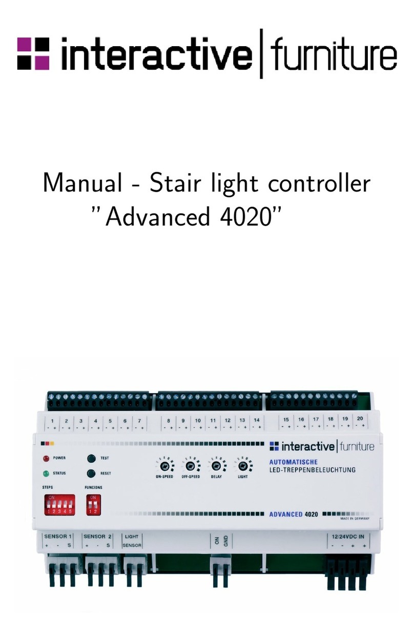 Interactive Furniture Advanced 4020 manual