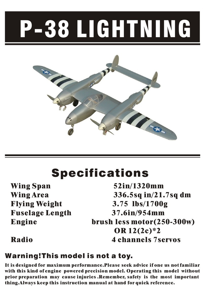 Nitroplanes P-38 LIGHTNING manual