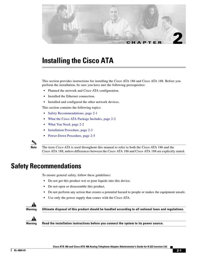 Cisco ATA 186 Instruction Manual