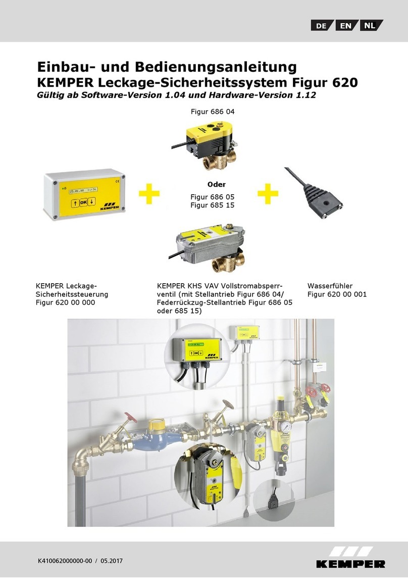 Kemper 620 Installation and operating instructions Kemper 620 Installation and operating instructions