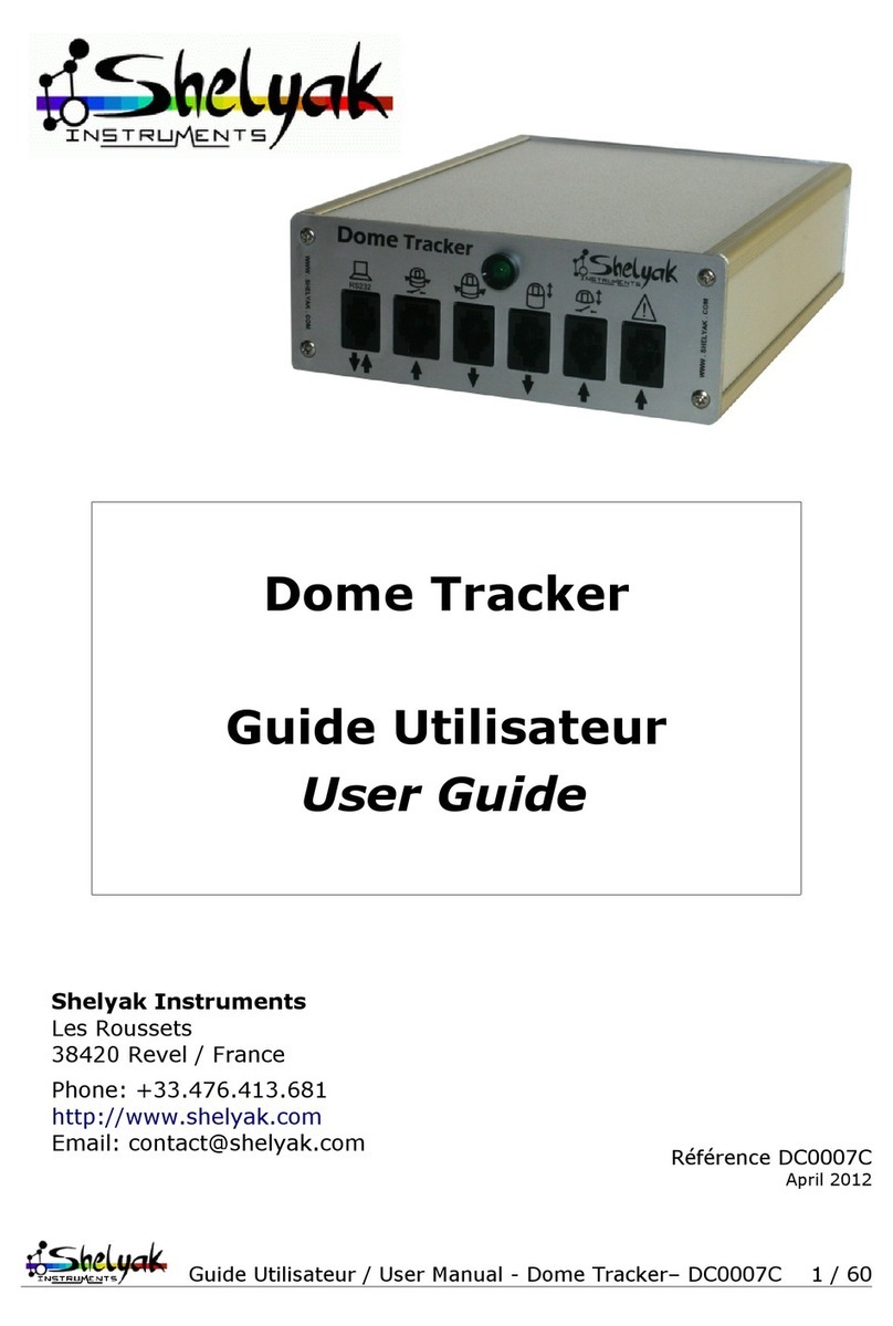 shelyak Dome Tracker PF0004 user guide