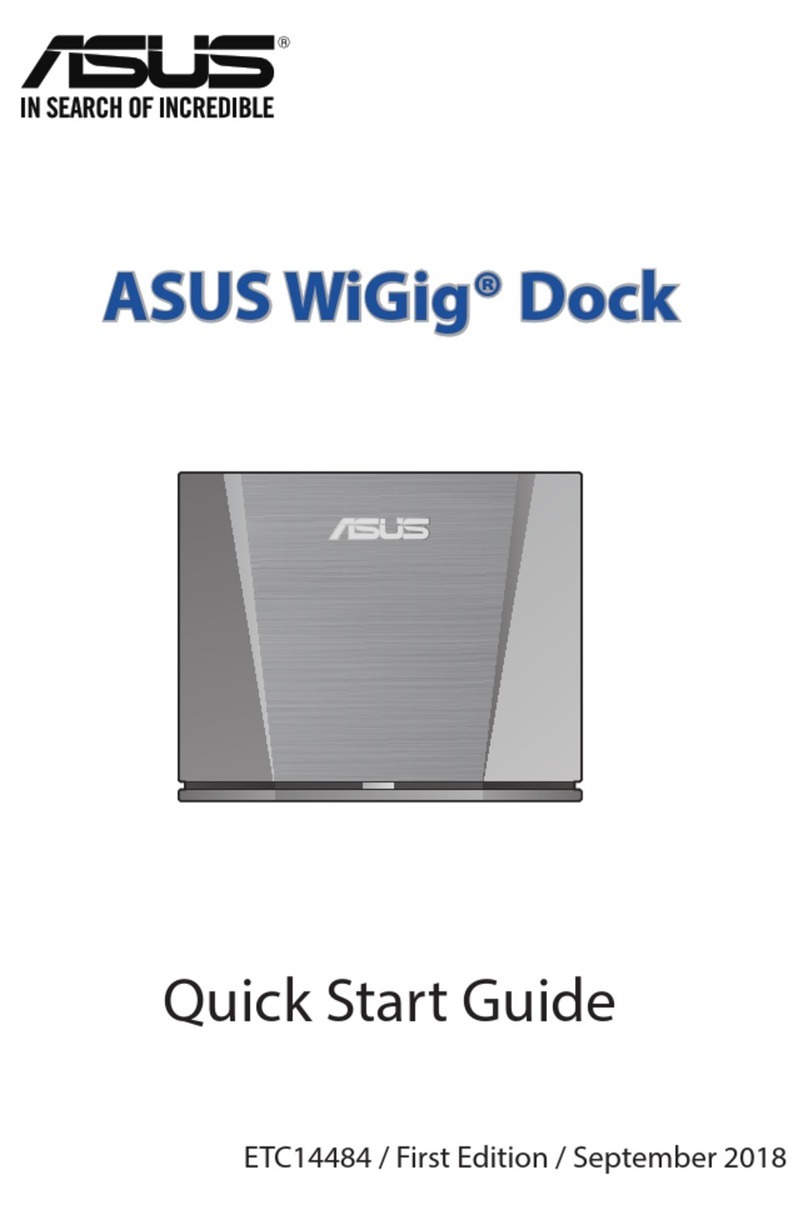 Asus WiGig Dock User manual Asus WiGig Dock User manual