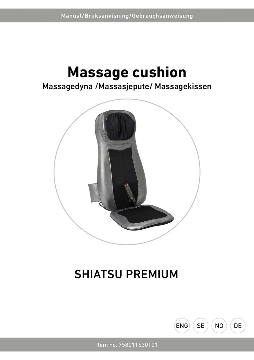 RUSTA SHIATSU PREMIUM user manual