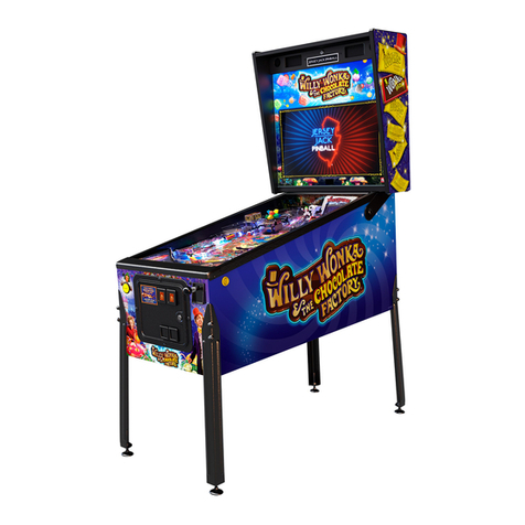 Jersey Jack Pinball Willy Wonka The Chocolate Factory User manual