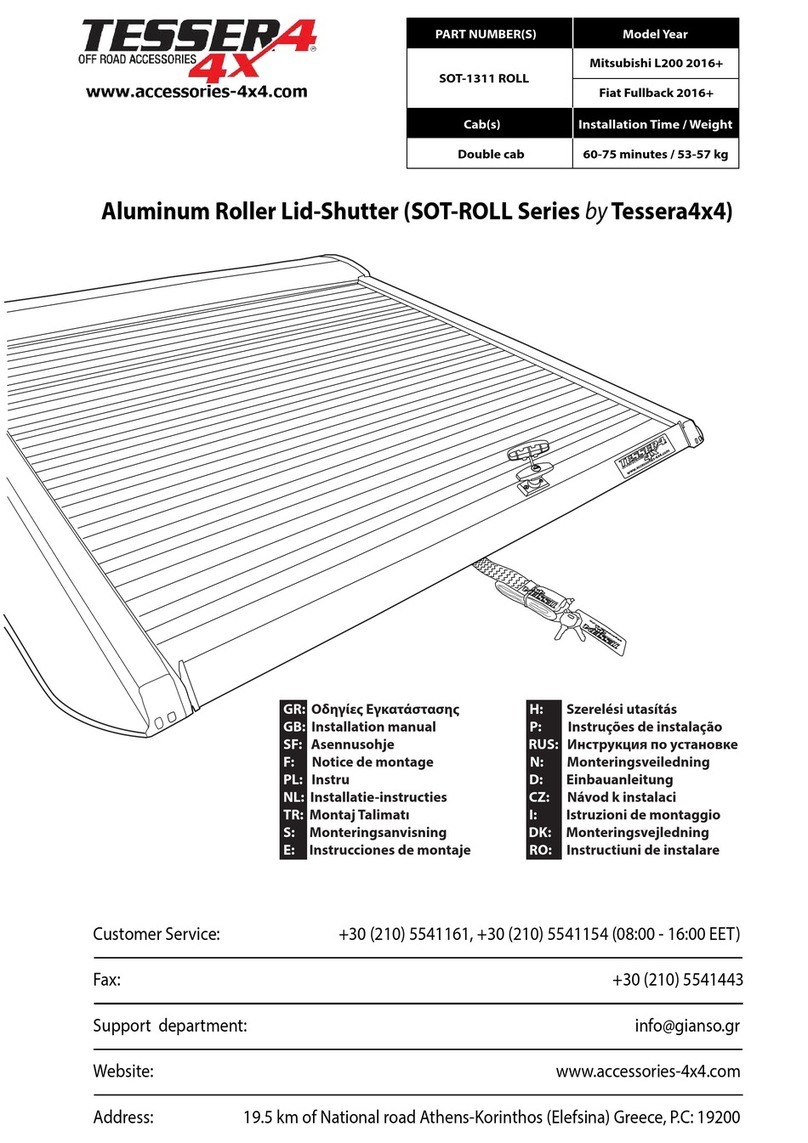 Tessera4x4 SOT-ROLL Series User manual Tessera4x4 SOT-ROLL Series User manual