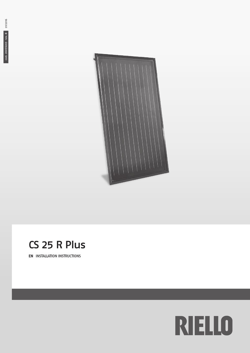 Riello CS 25 R Plus Pack of 3 installation instructions