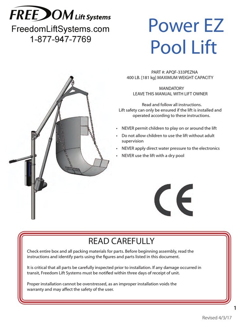 Freedom Lift Systems Power EZ owner's manual