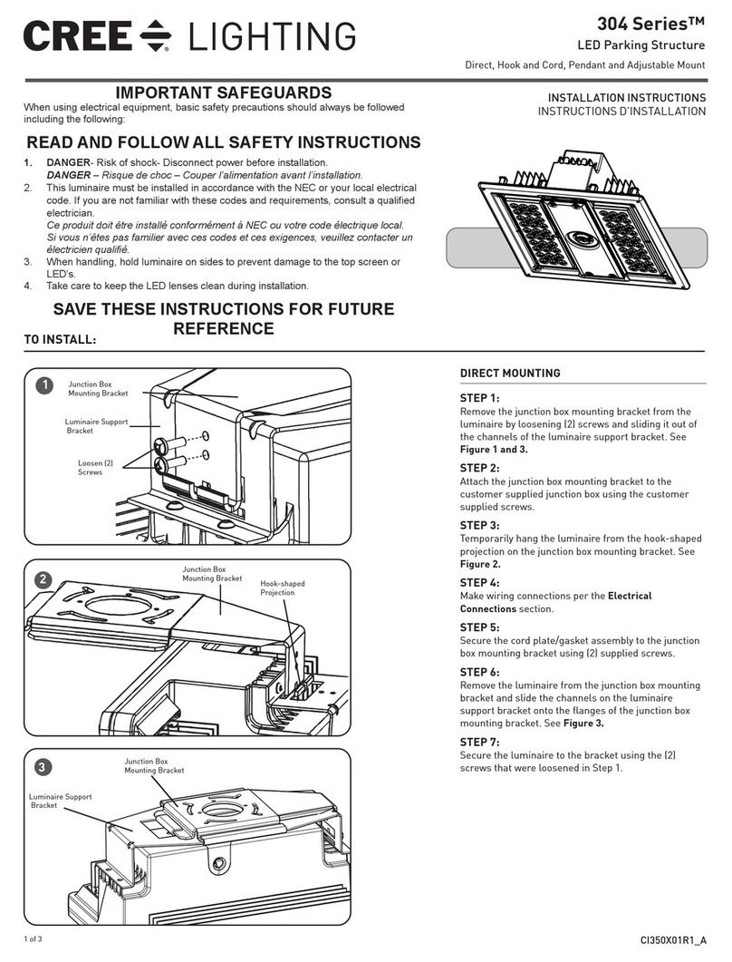 IDEAL INDUSTRIES CREE LIGHTING 304 Series User manual