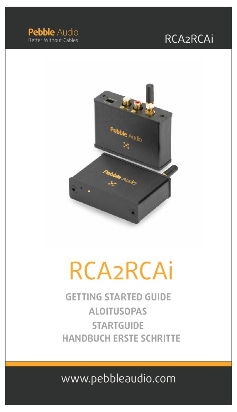 Pebble Audio RCA2RCAi Getting started guide