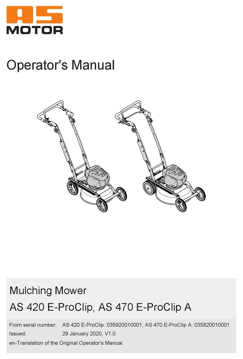 AS MOTOR AS 420 E-ProClip Operator's manual