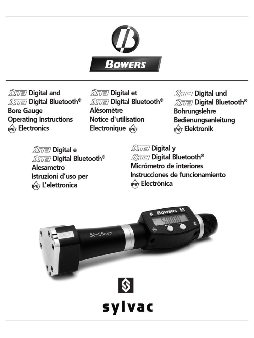Bowers Sylvac XT3 User manual