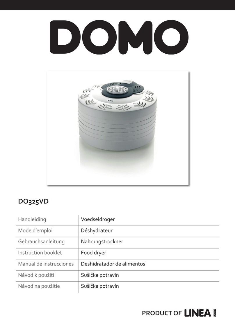 Linea DOMO DO325VD Instruction booklet