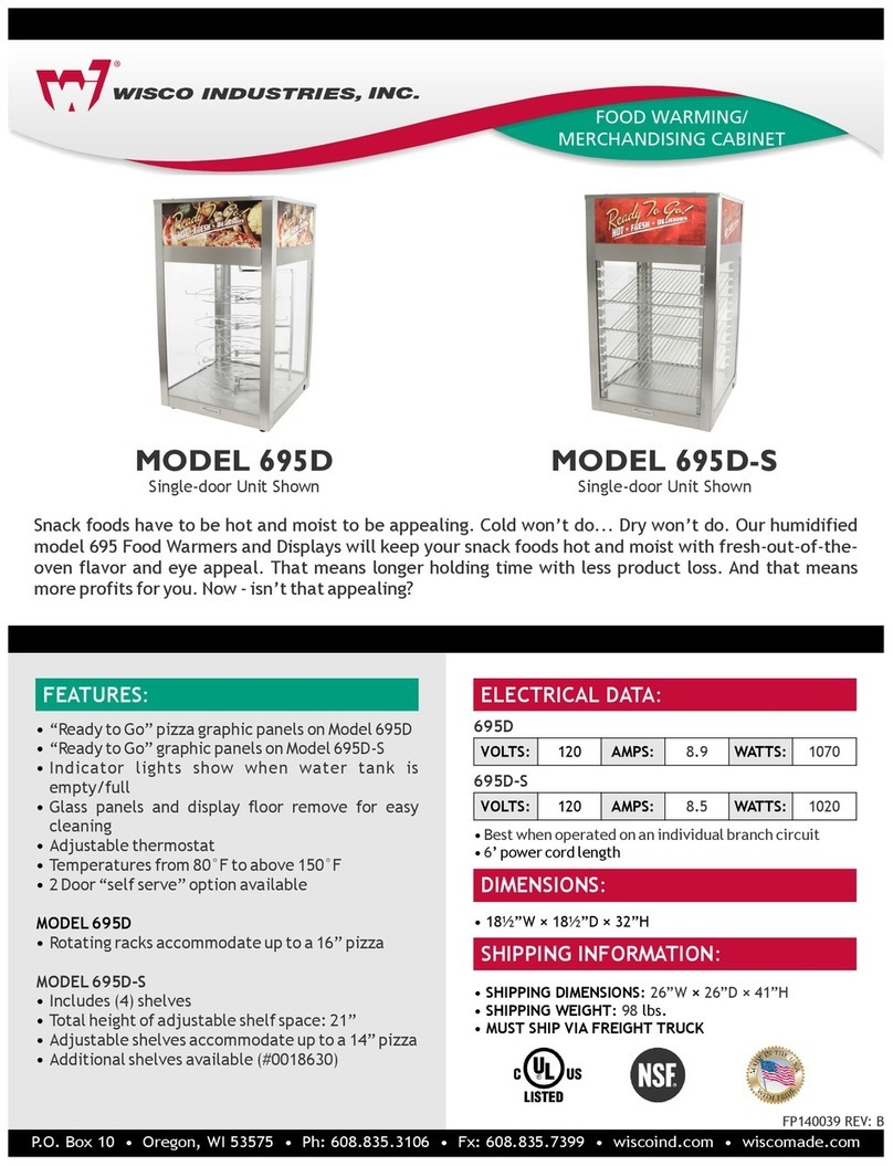 Wisco Industries 695D User manual