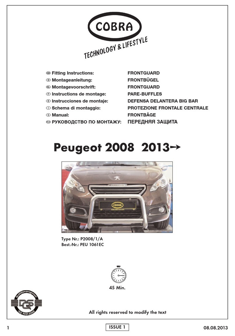 Cobra P2008/1/A User manual
