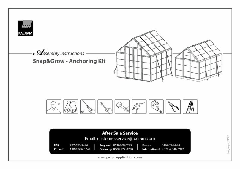 Palram Snap&Grow Assembly instructions