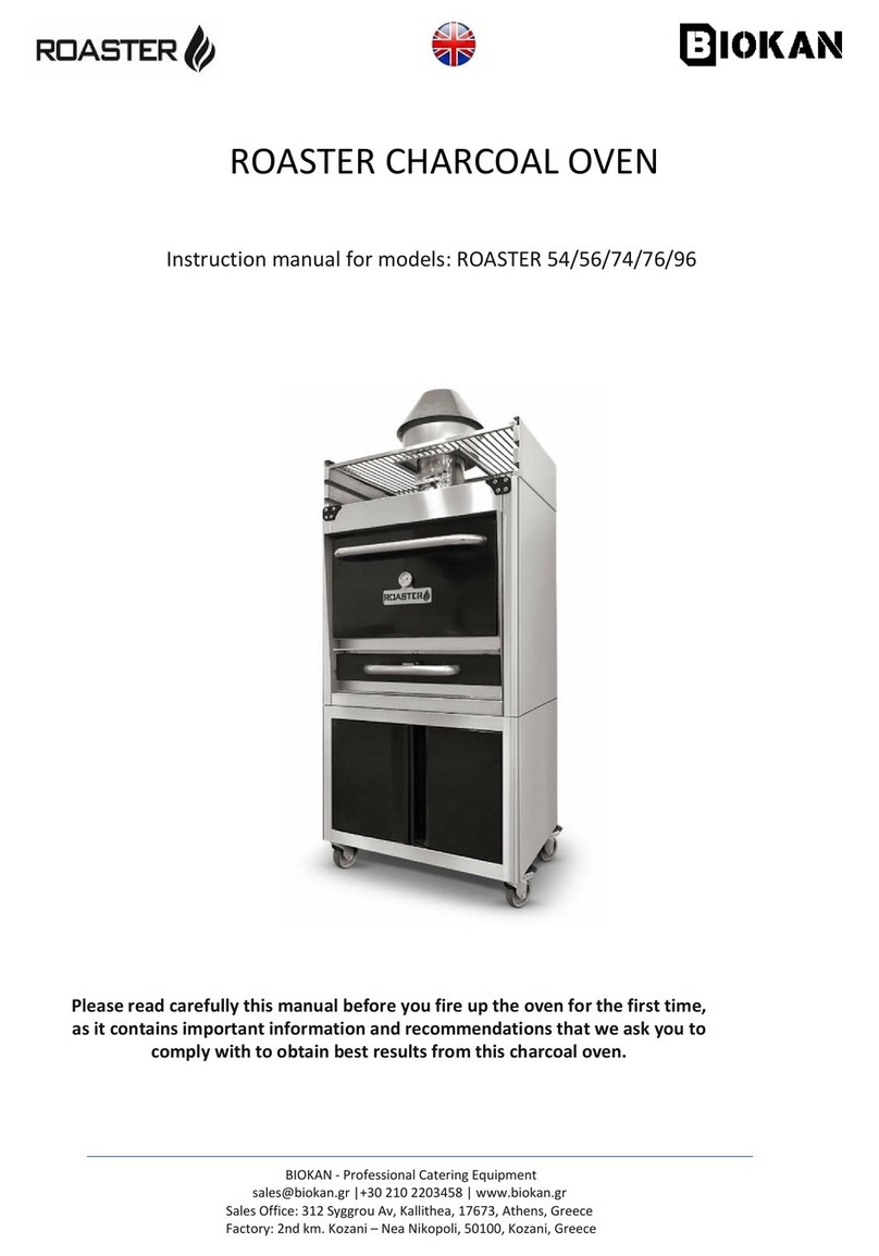 Biokan Roaster 54 instruction manual