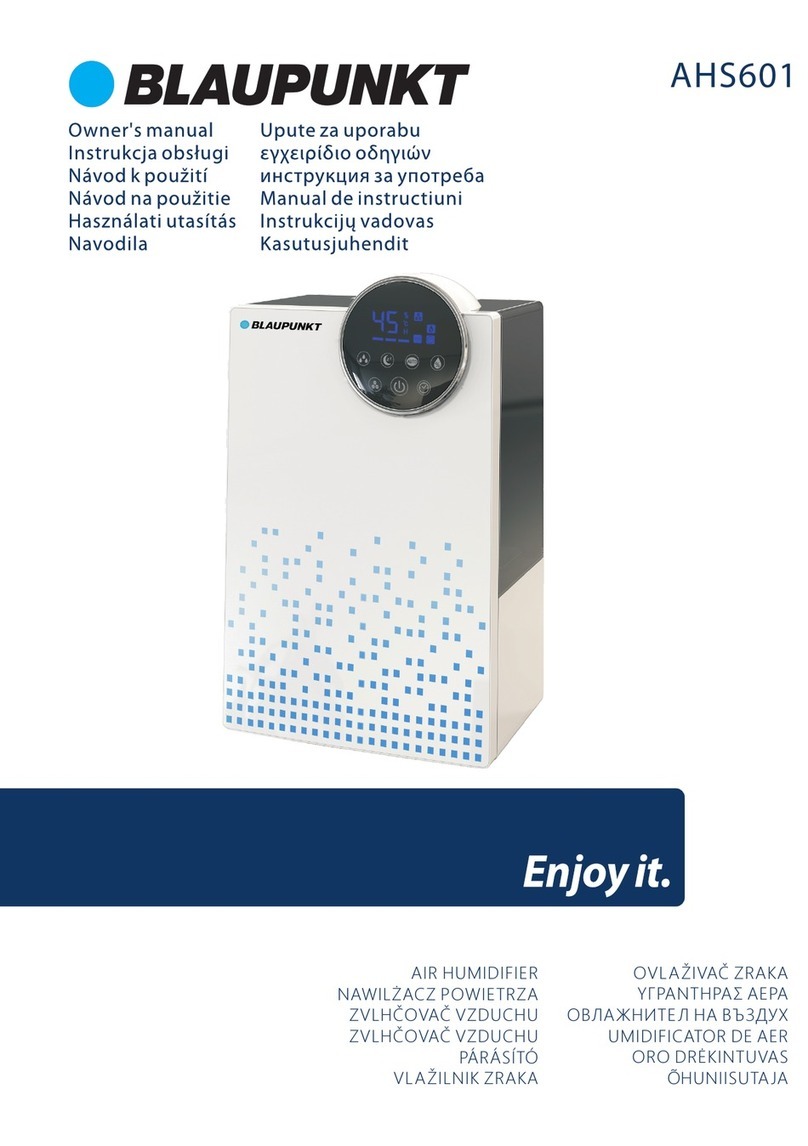 Blaupunkt AHS601 owner's manual