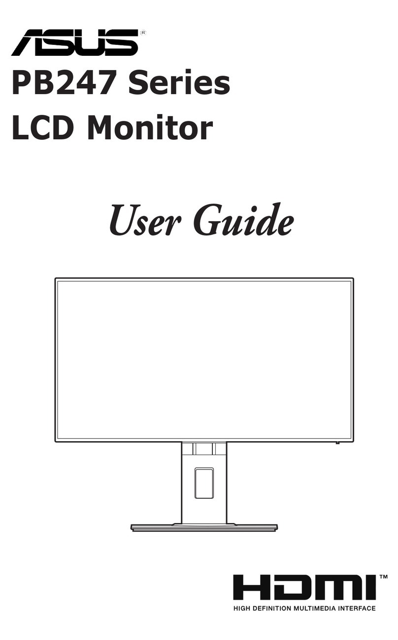 Asus PB247 Series User manual Asus PB247 Series User manual