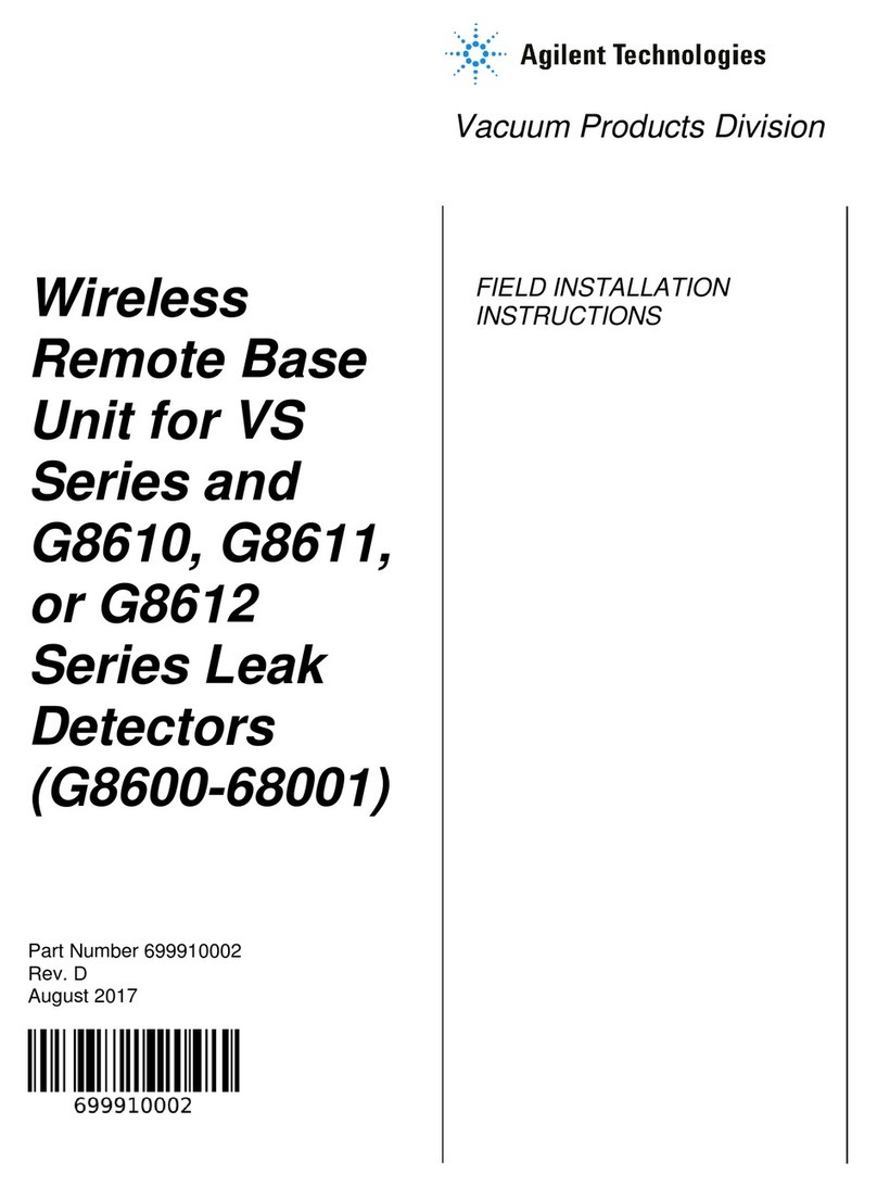 Agilent Technologies G8600-68001 Field installation instructions