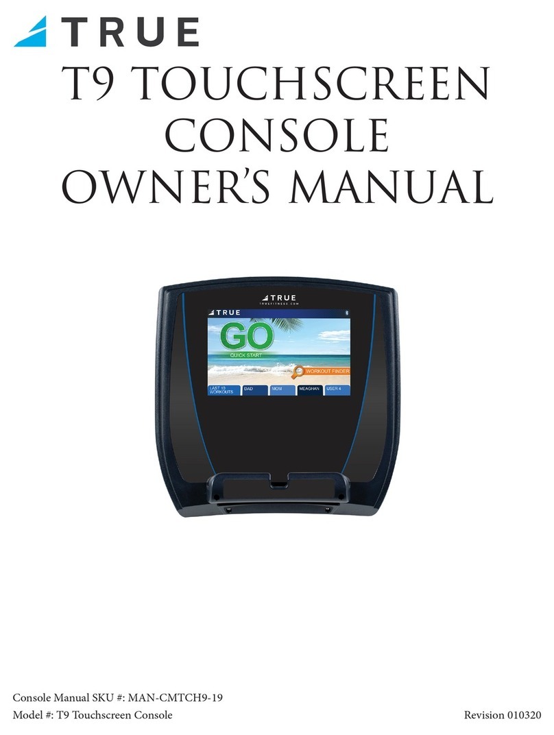 True T9 Touchscreen Console owner's manual