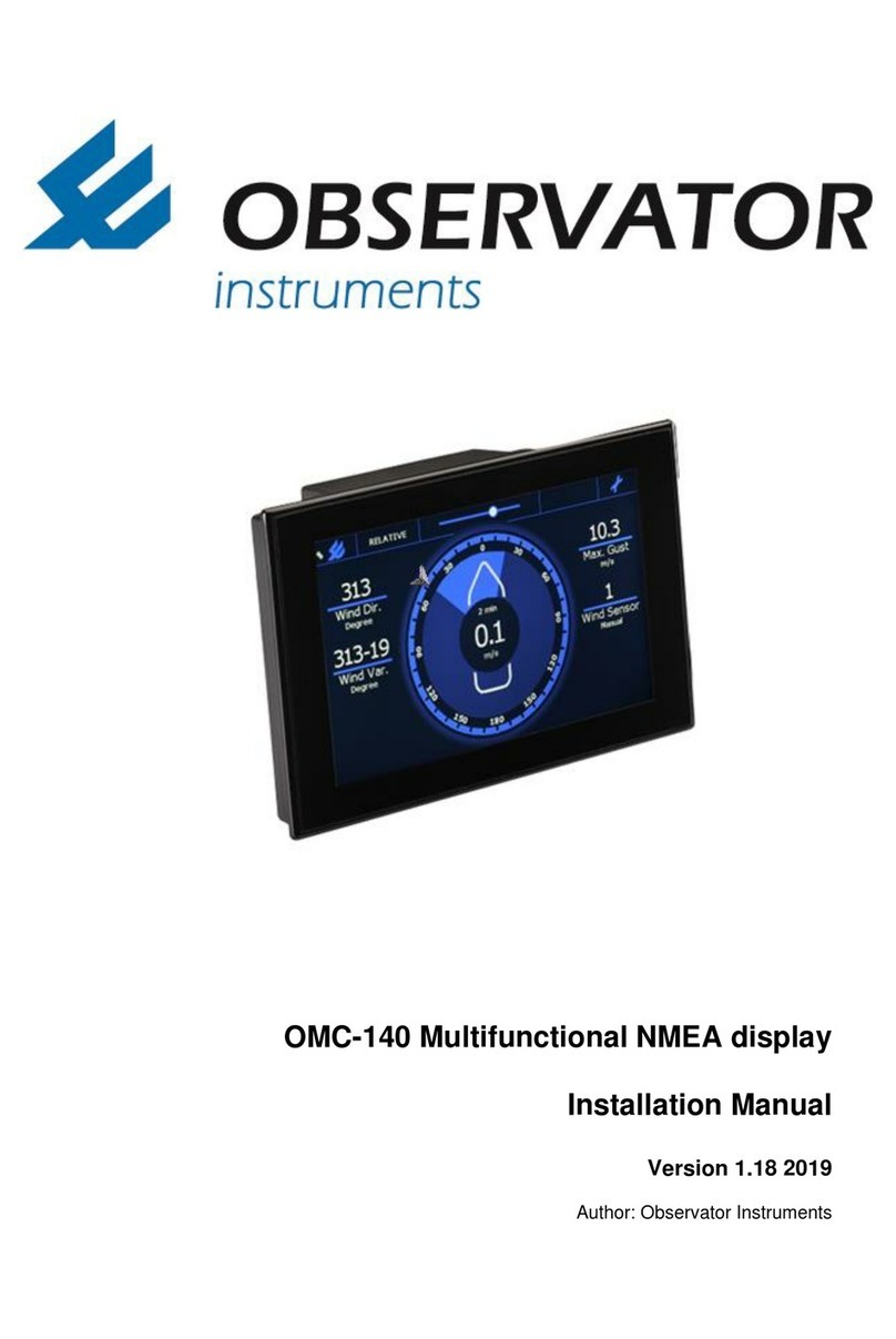 Observator Instruments OMC-140 User manual