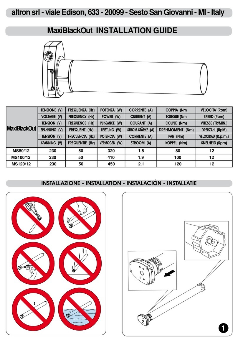 Altron MaxiBlackOut MS80 User manual