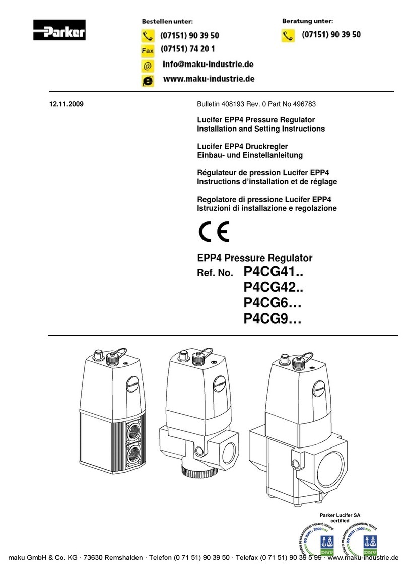 Parker Lucifer EPP4 Series User instructions
