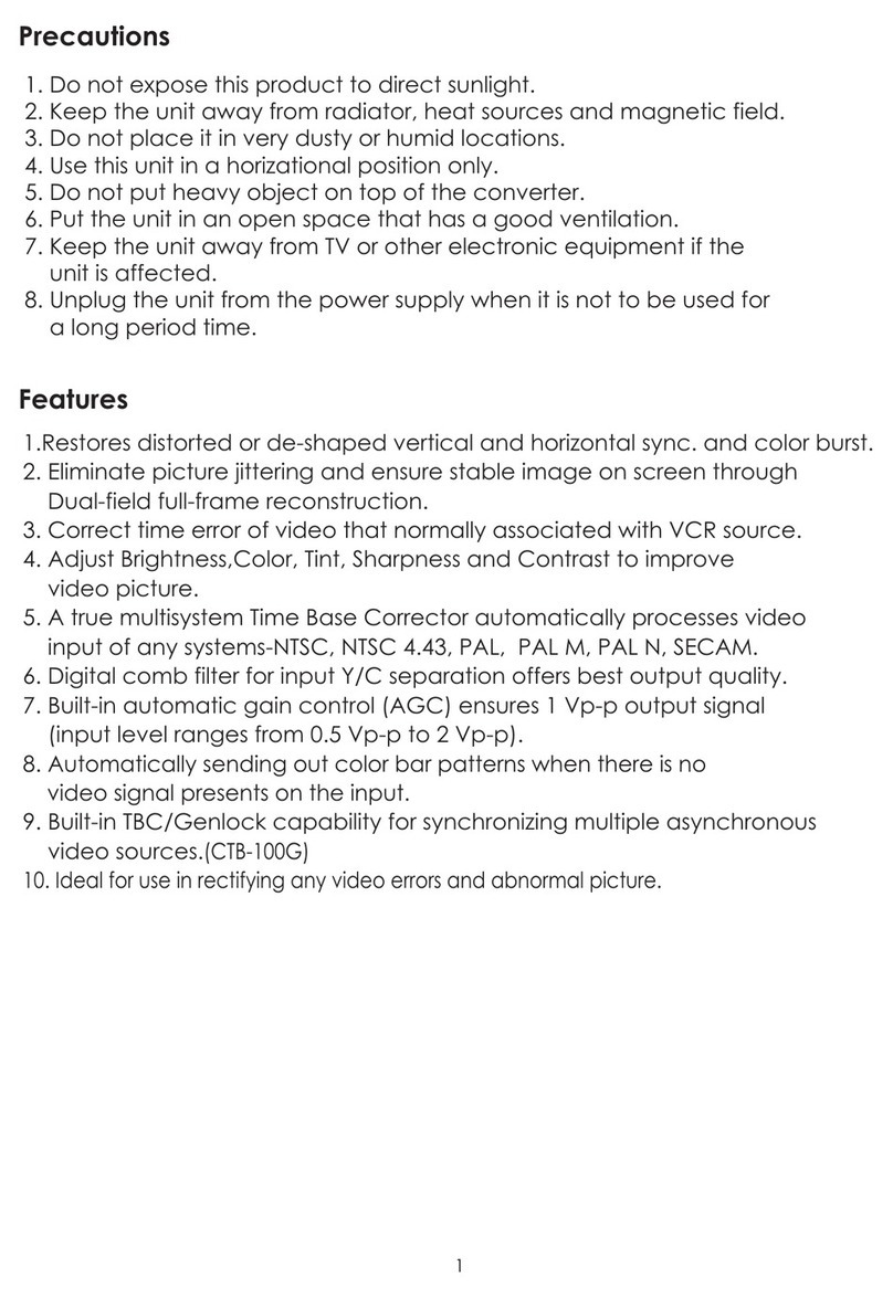 Cypress CTB-100G User manual