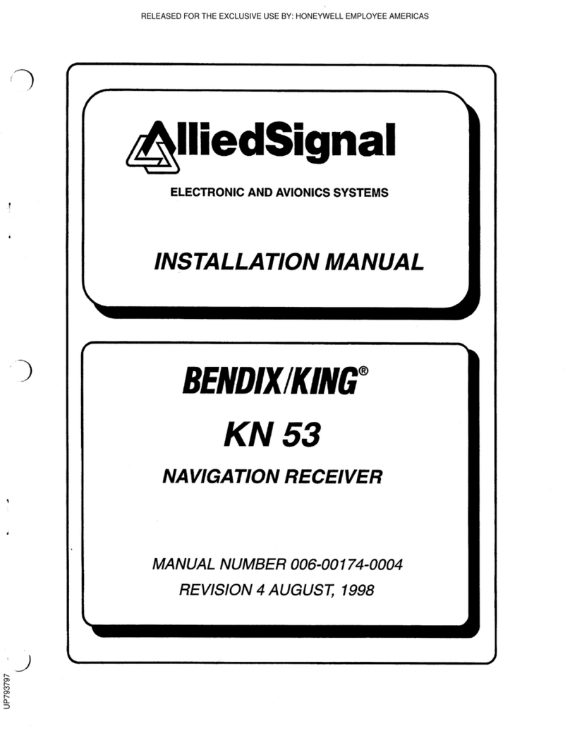 AlliedSignal Bendix/King KN 53 installation manual