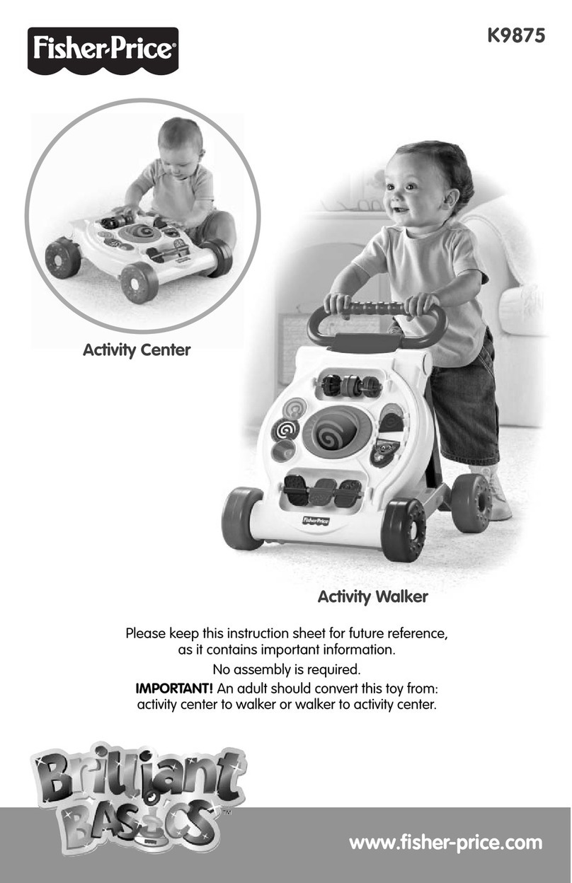 Fisher-Price K9875 Consumer information Fisher-Price K9875 Consumer information