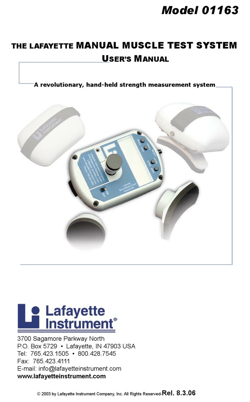Lafayette 01163 user manual