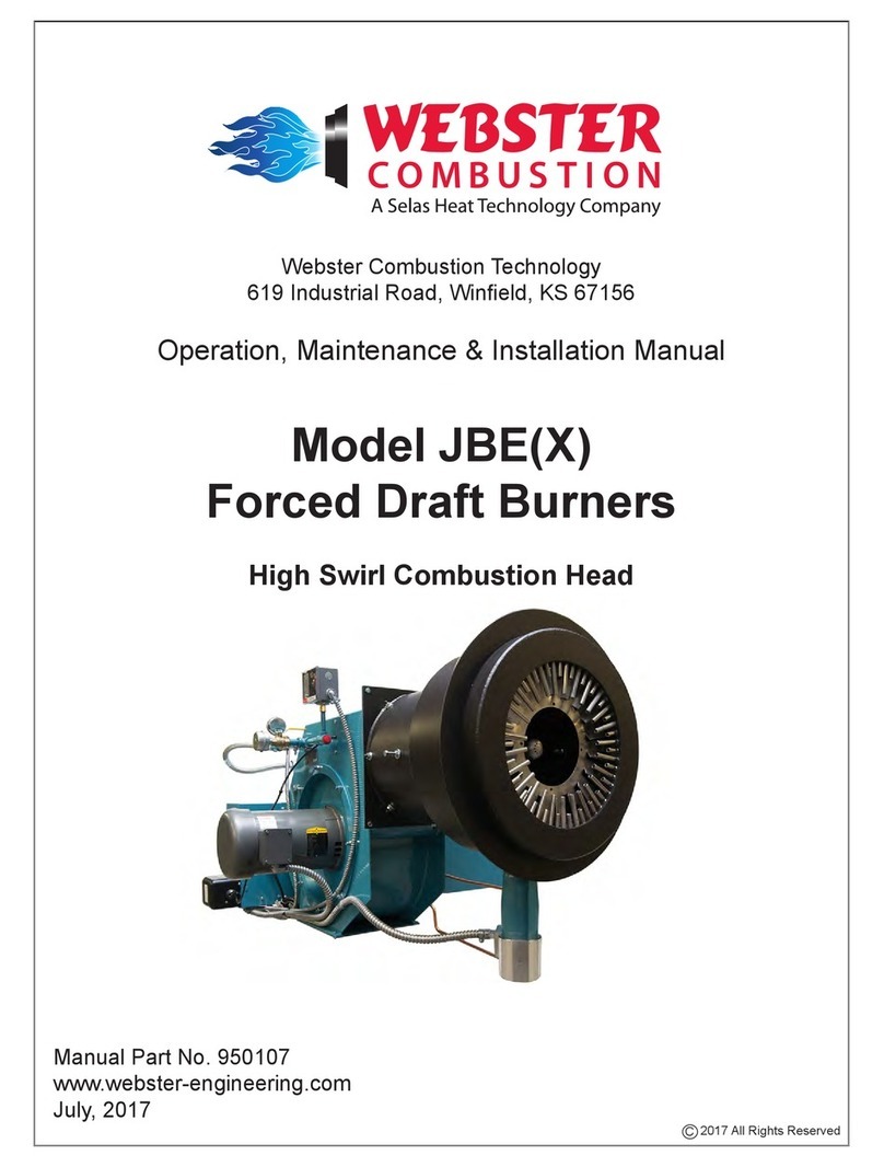 Webster JBE Series User manual