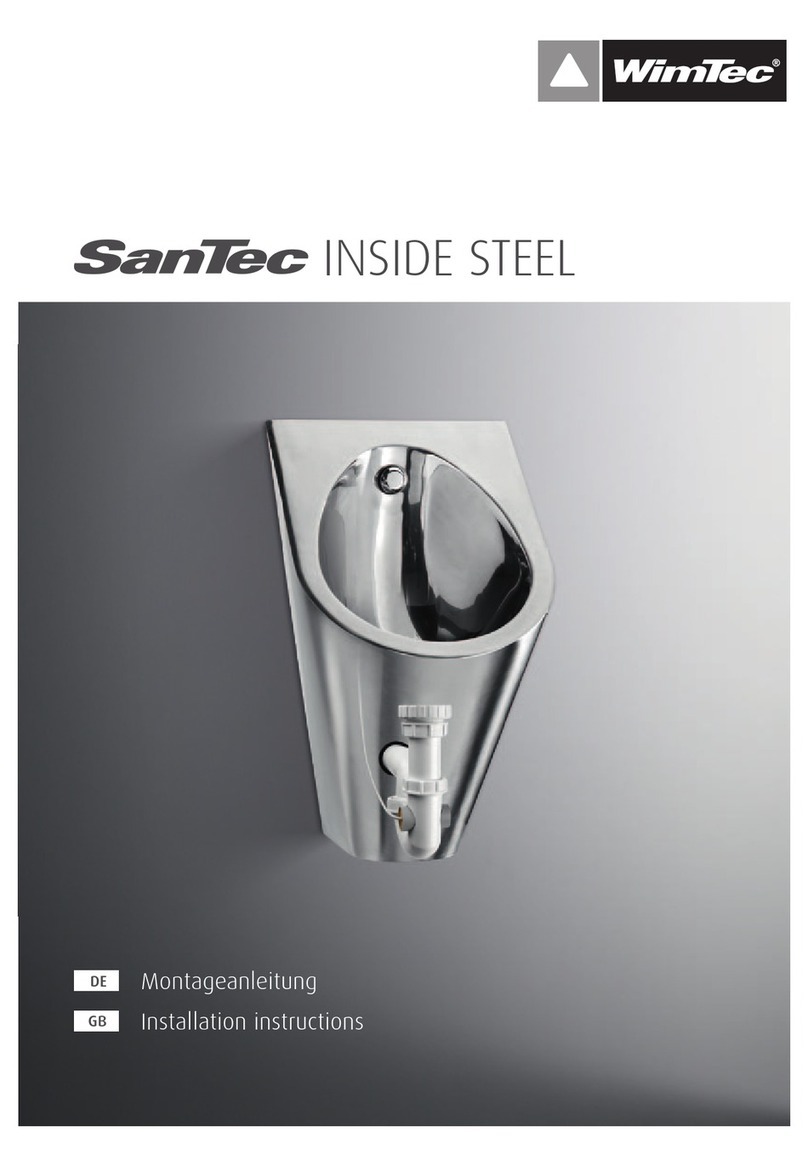 WimTec SanTec Inside Steel installation instructions WimTec SanTec Inside Steel installation instructions